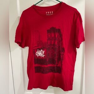 Free State Bold Red Graphic Tee